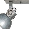 Gearmetal Plafonnier, Spot de plafond Luminaires Steinhauer Argent Oxydé, 2 lumières