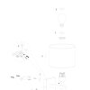 Stang Applique murale Luminaires Steinhauer LED Noir, 2 lumières