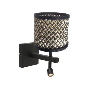 Stang Applique murale Luminaires Steinhauer LED Noir, 2 lumières