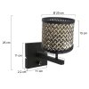 Stang Applique murale Luminaires Steinhauer Noir, 1 lumière