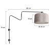 Linstrøm Applique murale Luminaires Steinhauer Noir, 1 lumière