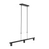 Stang Suspension Luminaires Steinhauer Noir, 3 lumières