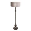 Bois Lampadaire Luminaires Steinhauer Noir, 1 lumière