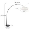 Light Lampadaire Luminaires Steinhauer Noir, 1 lumière