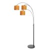 Light Lampadaire Luminaires Steinhauer Noir, 3 lumières