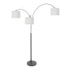 Light Lampadaire Luminaires Steinhauer Noir, 3 lumières