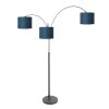 Light Lampadaire Luminaires Steinhauer Noir, 3 lumières