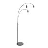 Light Lampadaire Luminaires Steinhauer Noir, 3 lumières