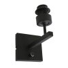 Vidrio Applique murale Luminaires Steinhauer Noir, 1 lumière