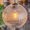 Koyoto Suspension, Boule lumineuse, Suspension Ambre, Clair, 4 lumières