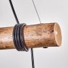 Koyoto Suspension, Boule lumineuse, Suspension Écru, Noir, 4 lumières