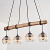 Koyoto Suspension, Boule lumineuse, Suspension Écru, Noir, 4 lumières