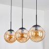 Gastor Suspension, Boule lumineuse, Suspension Ambre, 3 lumières