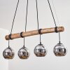 Koyoto Suspension, Boule lumineuse, Suspension Écru, Noir, 4 lumières