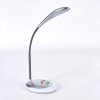 Sneslev Lampe de bureau, Lampe à poser LED Argenté, 1 lumière, Changeur de couleurs