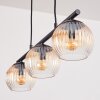 Koyoto Suspension, Boule lumineuse, Suspension Ambre, Clair, 3 lumières