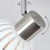 Dysted Plafonnier, Boule lumineuse Nickel mat, 3 lumières