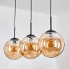 Gastor Suspension, Boule lumineuse, Suspension Ambre, 3 lumières