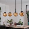 Gastor Suspension, Boule lumineuse, Suspension Ambre, 4 lumières