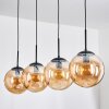 Gastor Suspension, Boule lumineuse, Suspension Ambre, 4 lumières