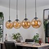 Gastor Suspension, Boule lumineuse, Suspension Ambre, 4 lumières