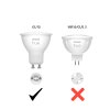 LED GU10 5 Watt 2200 - 6500 Kelvin 250 Lumen Philips Hue White Ambiance