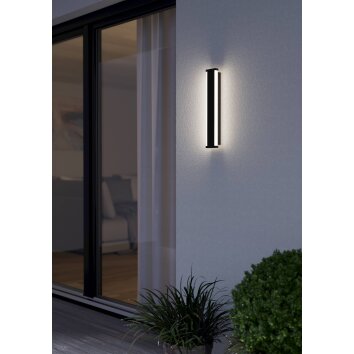 NEVIANO Lampe murale d´extérieur Luminaires Eglo LED Noir, 2 lumières