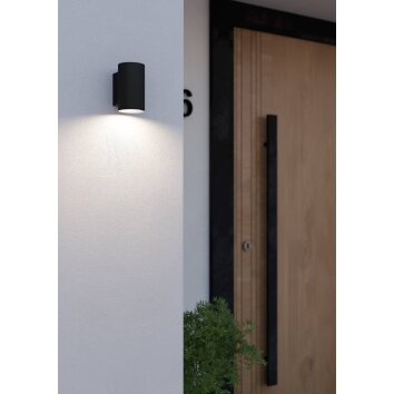 IZZALINI Lampe murale d´extérieur Luminaires Eglo LED Noir, 1 lumière