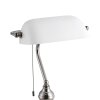 BANKER Lampe à poser Luminaires Eglo Nickel mat, 1 lumière