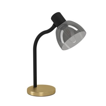 MACERE Lampe à poser Luminaires Eglo Laiton, Noir, 1 lumière