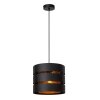 ROSAS Suspension Luminaires Lucide Noir, 1 lumière