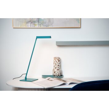 LAVALE Lampe à poser Luminaires Lucide LED Bleu, 1 lumière