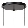 ILONA Suspension Luminaires Lucide Noir, 3 lumières