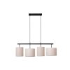 MAYA Suspension Luminaires Lucide Noir, 4 lumières