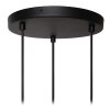 MAYA Suspension Luminaires Lucide Noir, 3 lumières