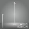 EURIA Lampadaire Luminaires Leuchten Direkt LED Blanc, 1 lumière