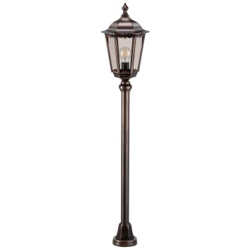 Arrach Lampadaire Luminaires LCD Cuivre, Noir, 1 lumière