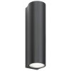 Runding Luminaire Up & Down, Applique murale Luminaires LCD LED Anthracite, 2 lumières