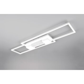 ALBANY Plafonnier Luminaires Trio LED Blanc, 1 lumière, Télécommandes