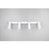 Ambala Spot de plafond Luminaires Trio LED Blanc, 4 lumières