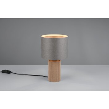 Canio Lampe à poser Luminaires Trio Bois clair, 1 lumière