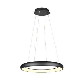 Cardona Suspension Luminaires Trio LED Noir, 1 lumière