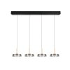 Celeste Suspension Luminaires Trio LED Noir, 1 lumière