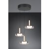 Celeste Suspension Luminaires Trio LED Noir, 1 lumière