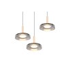 Celeste Suspension Luminaires Trio LED Noir, 1 lumière