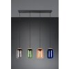 Cork Suspension Luminaires Trio Noir, 4 lumières