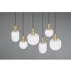 Diva Suspension Luminaires Trio Laiton, 6 lumières