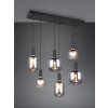 Diva Suspension Luminaires Trio Noir, 6 lumières