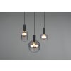 Diva Suspension Luminaires Trio Noir, 3 lumières