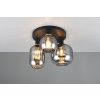 Diva Plafonnier Luminaires Trio Noir, 3 lumières